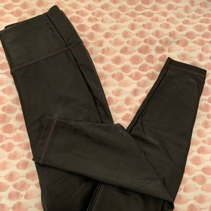 ATHLETA Faux leather leggings.